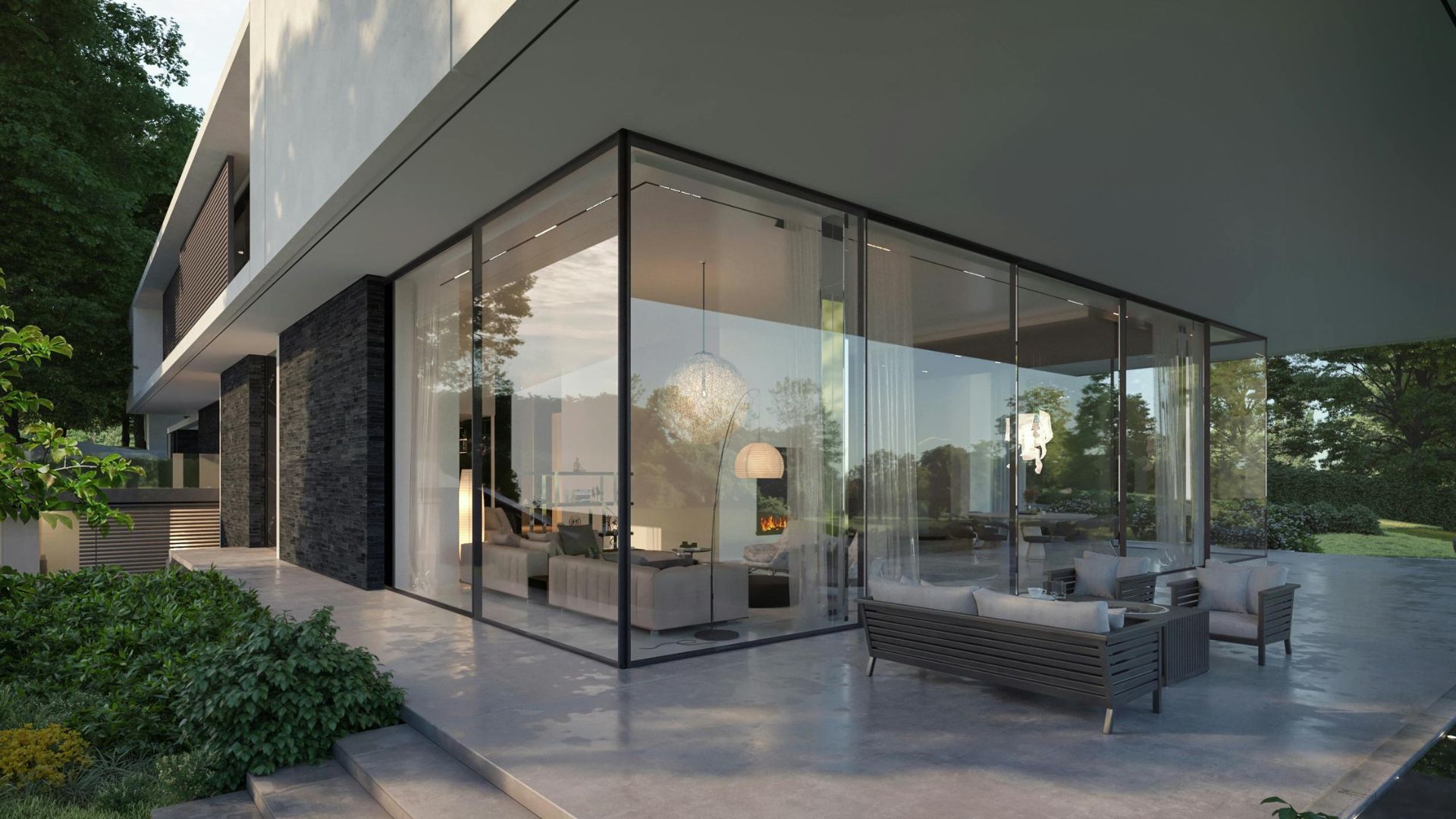 photo villa home blanc